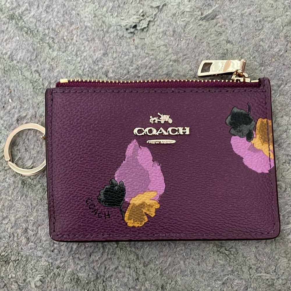 RARE Coach brand new key chain with change purse. Never used